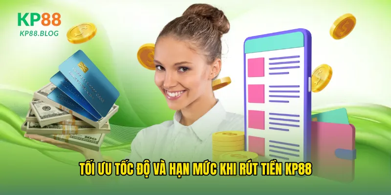 Tối ưu tốc độ và hạn mức khi rút tiền kp88